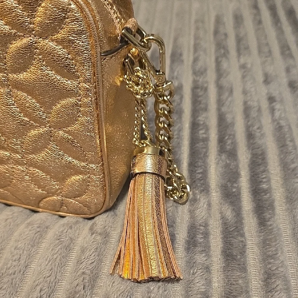 Michael Kors Metallic Rose Crossbody Bag - Picture 8 of 16